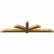 Ekena Millwork Redmond Rough Sawn Timber Gable Bracket, Western Red Cedar, 84"W x 21"H x 4"D x 4"F, 6/12 Pitch GBW084X21X0404RED00RWR - alternate 3
